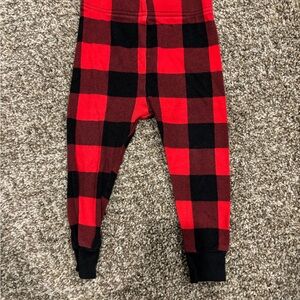 Old Navy Red and Black Plaid Pants